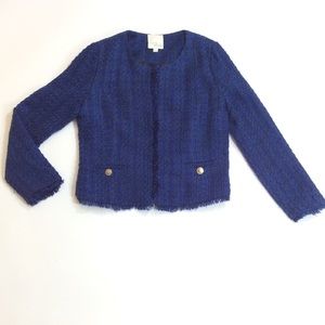 Olive & Oak Blue Tweed Jacket Stitch Fix Blazer